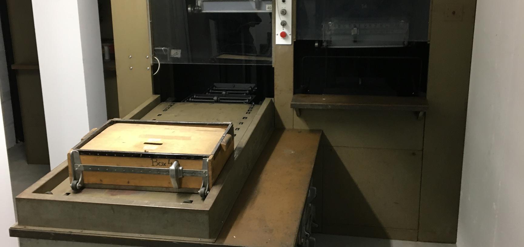 Book loading station from the new bodleian
